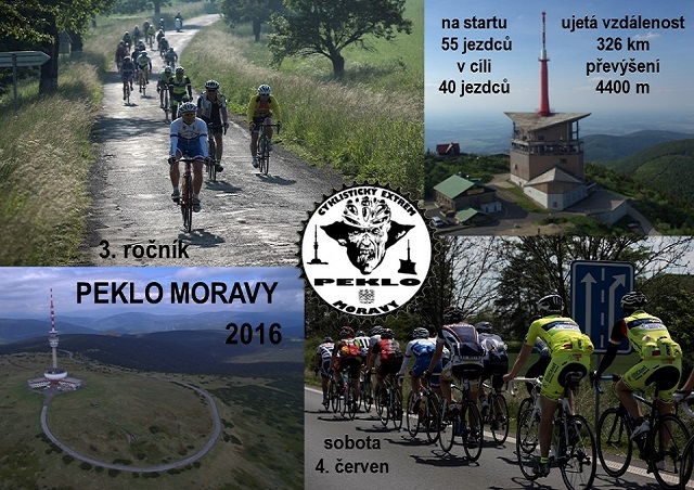 3. ročník cyklistického extrému Peklo Moravy